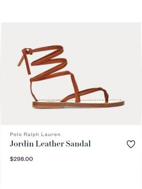 Polo Ralph Lauren lace up sandals